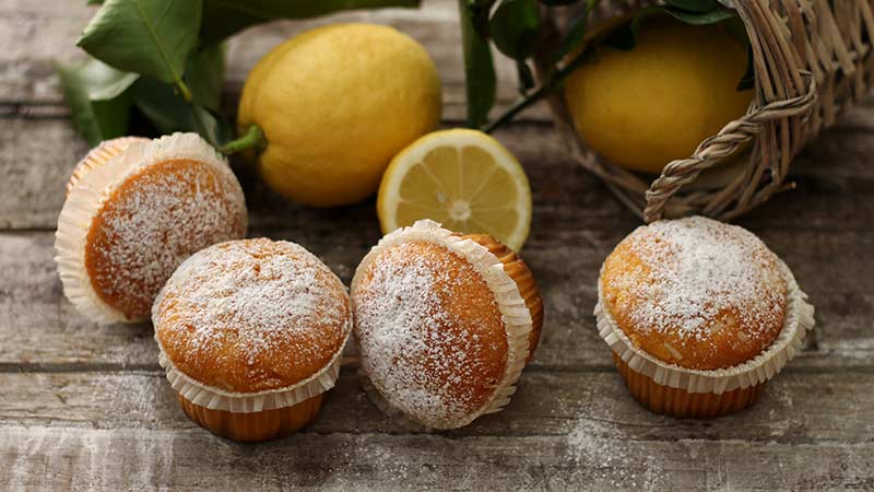 Muffin soffici al limone