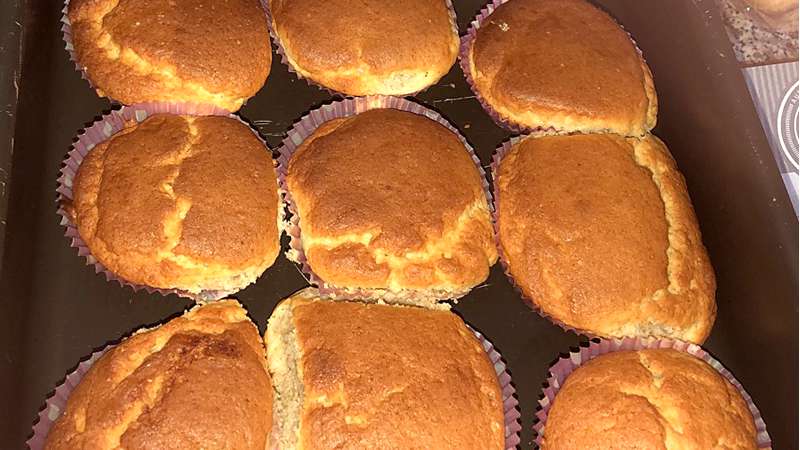 Muffin yogurt e banane