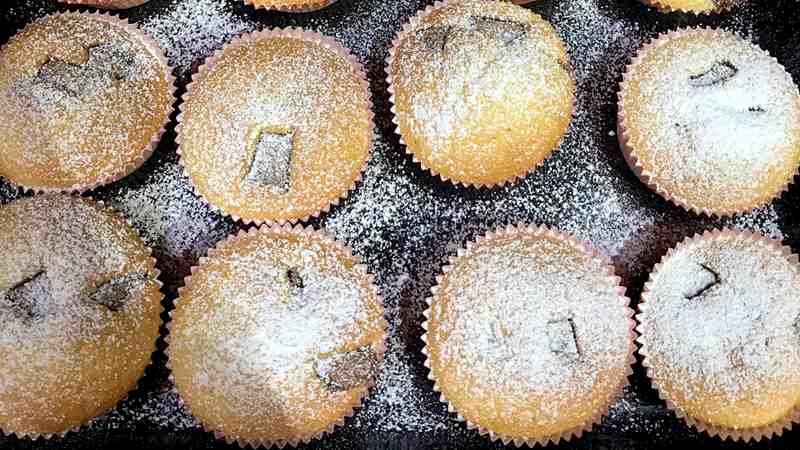 Muffin yogurt e cioccolato