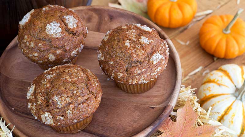 Muffin zucca e cioccolato