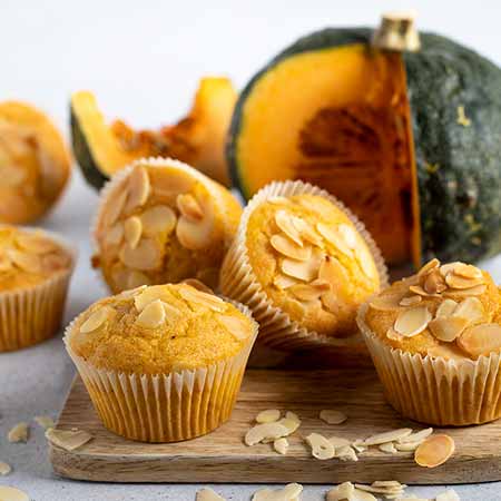 Muffin zucca e mandorle