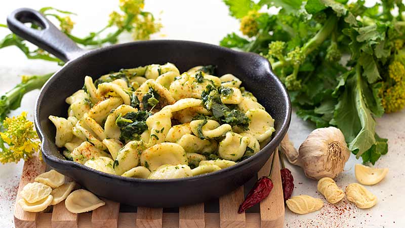 Orecchiette con cime di rapa