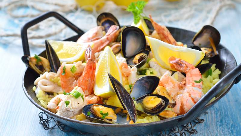 Paella mista veloce - Ricette Bimby