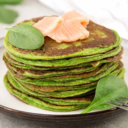 Pancake agli spinaci