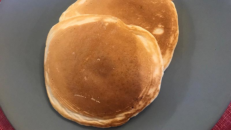 Pancake di soli albumi