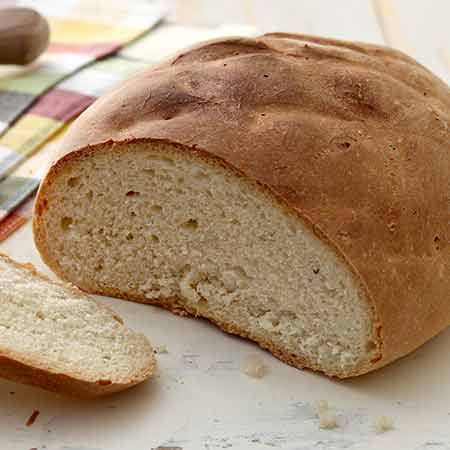 Pane bianco con farina 0