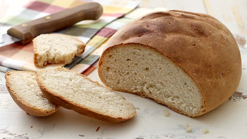 Pane bianco con farina 0