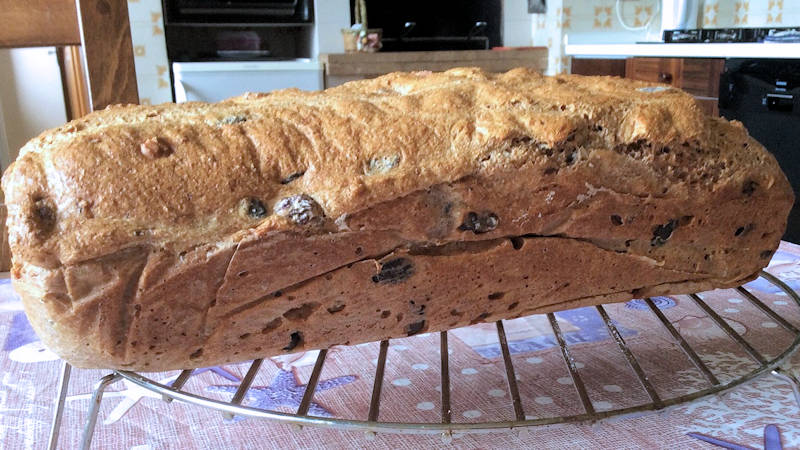 Pane integrale con farina di farro veloce