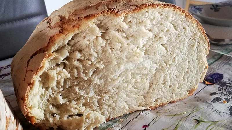Pane con lievito madre secco