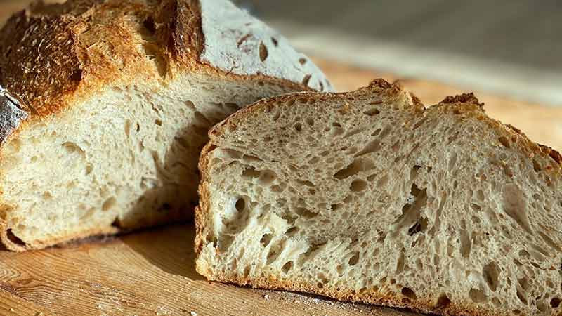 Pane semi integrale a lunga lievitazione