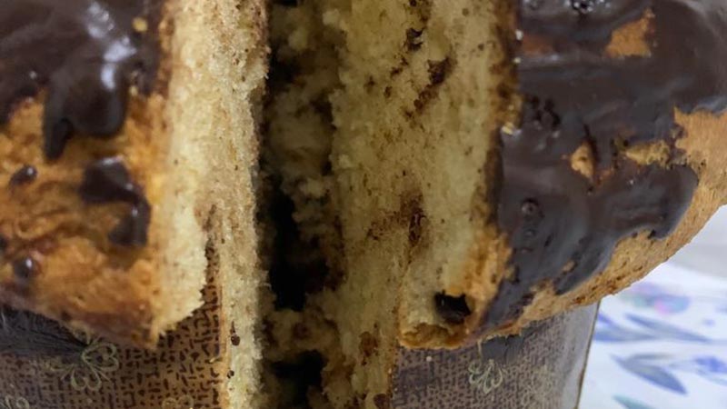 Panettone arancia e cioccolato