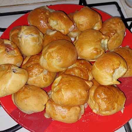 Panini salame e provolone