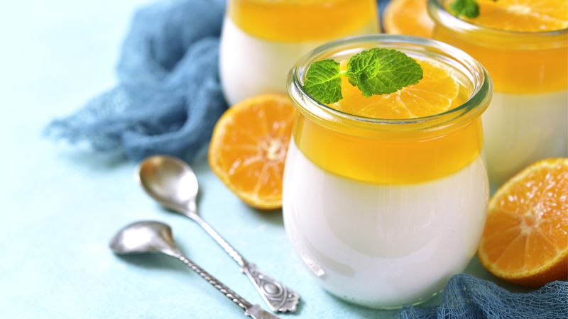 Panna cotta all'arancia