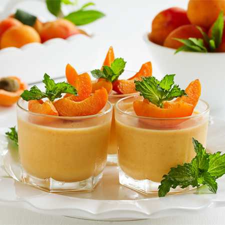 Panna cotta alle albicocche