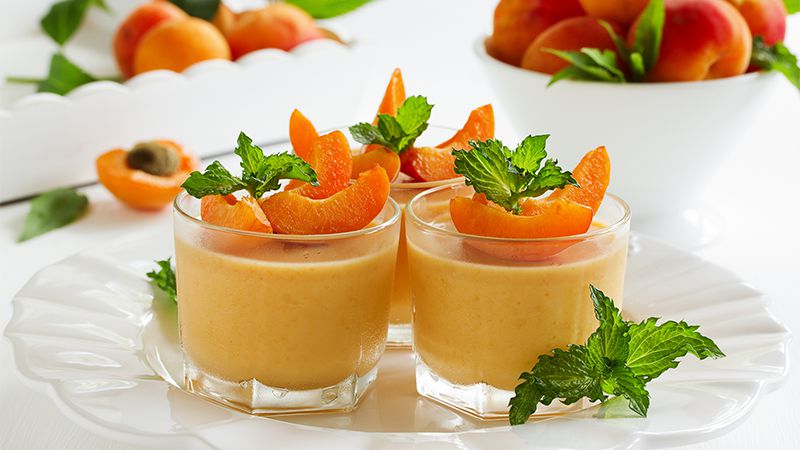 Panna cotta alle albicocche