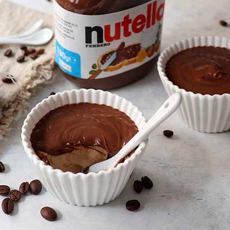 Panna cotta caffè e Nutella