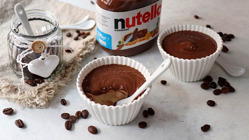 Panna cotta caffè e Nutella