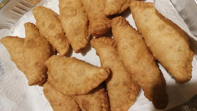 Panzerotti fritti alla panna