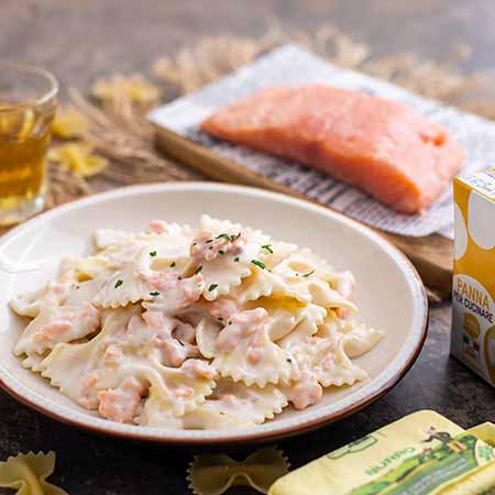 Pasta al salmone risottata