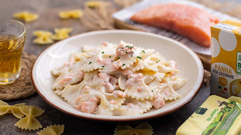 Pasta al salmone risottata