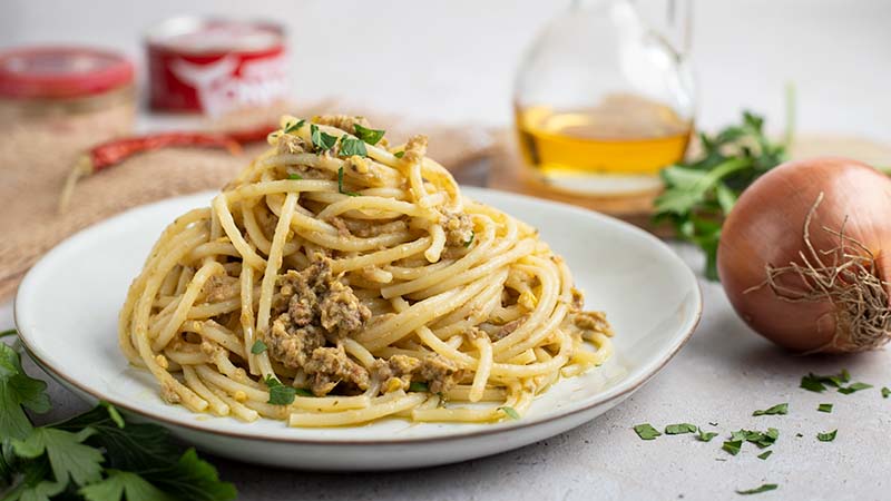 Pasta al tonno risottata (bianca)