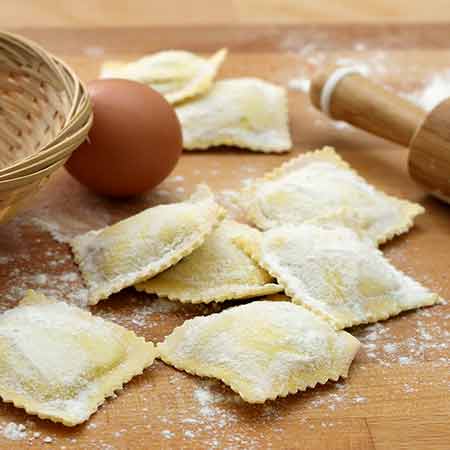 Pasta all'uovo per ravioli