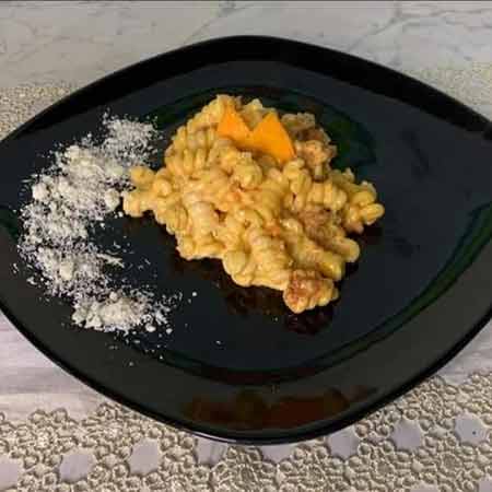 Pasta besciamella e zucca