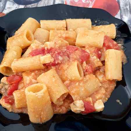 Pasta con pesce spada