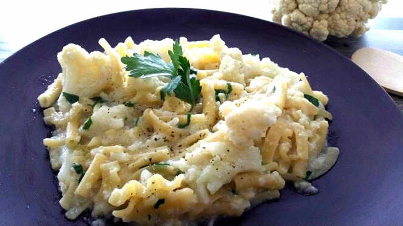 Pasta e cavolfiore alla napoletana (senza pomodoro)