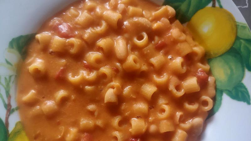 Pasta e fagioli cremosa