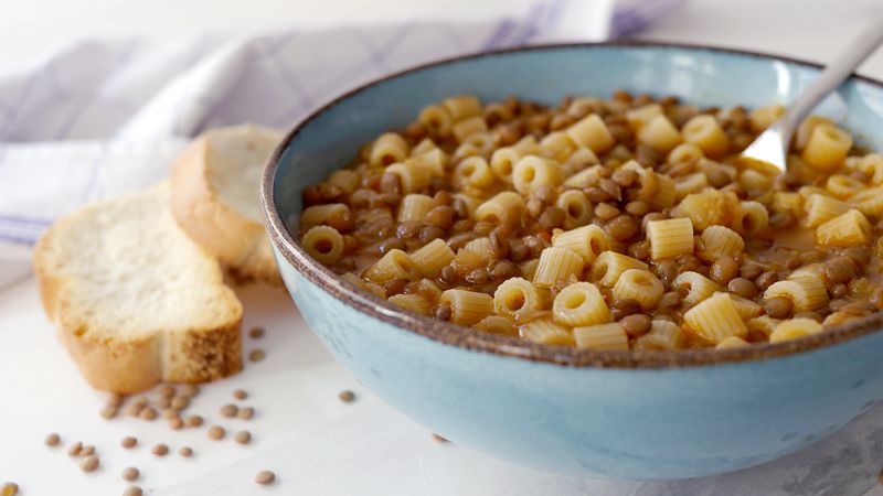 Pasta e lenticchie