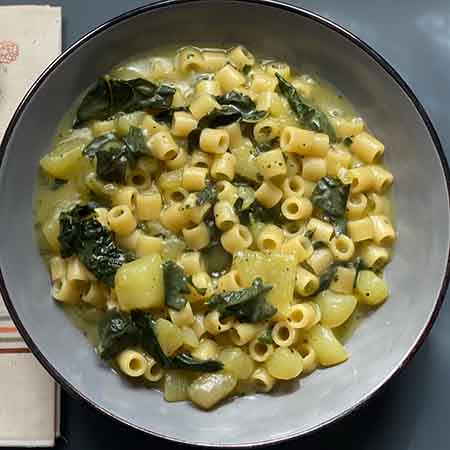 Pasta patate e cavolo nero