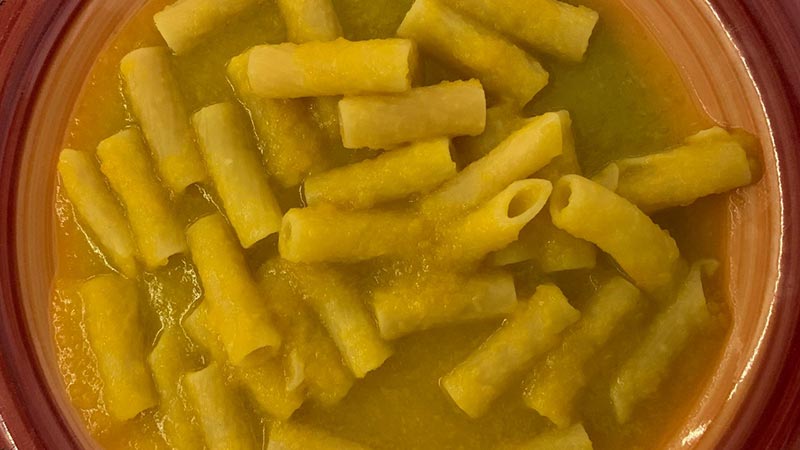 Pasta risottata alla zucca light