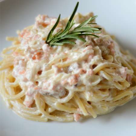 Pasta salmone e Philadelphia