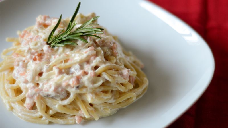 Pasta salmone e Philadelphia