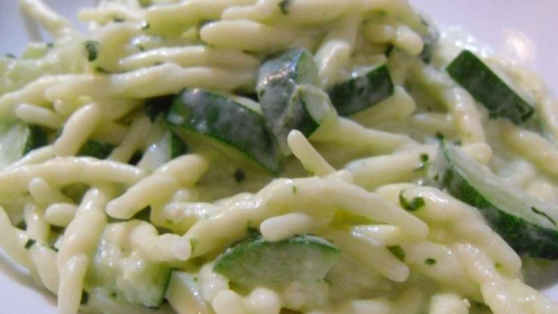 Pasta zucchine e Philadelphia