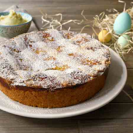 Pastiera con crema