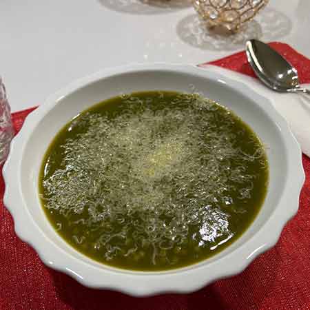 Pastina con brodo di verdure light