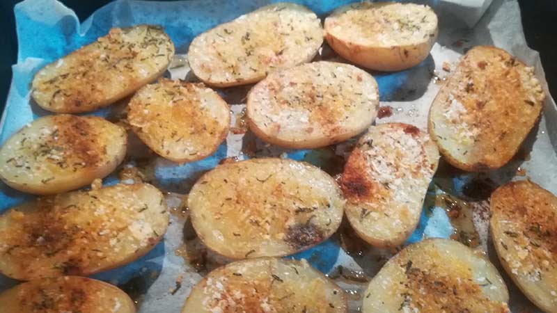 Patate gratinate al forno