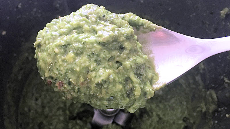 Pesto alla genovese senza aglio