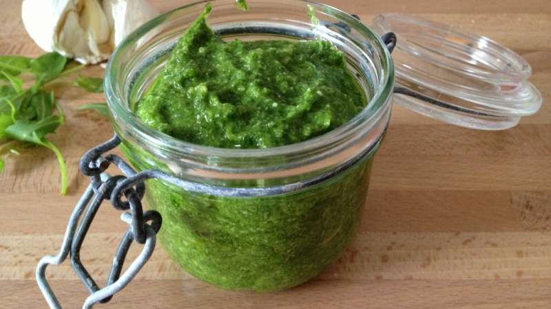 Pesto di rucola e tonno