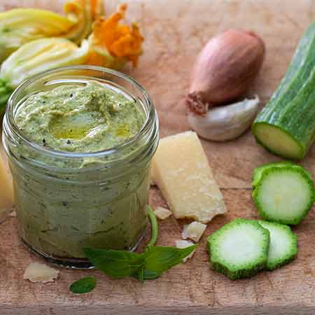 Pesto di zucchine cremoso