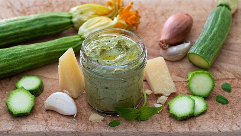 Pesto di zucchine cremoso