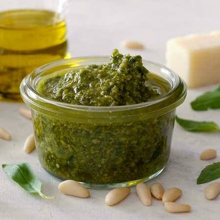 Pesto genovese senza aglio