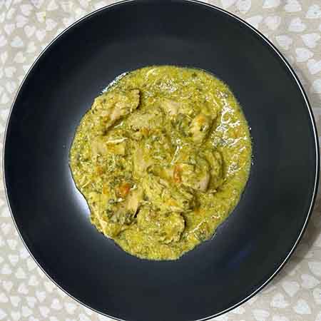 Petto di pollo in fricassea