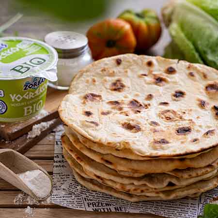 Piadina allo yogurt greco