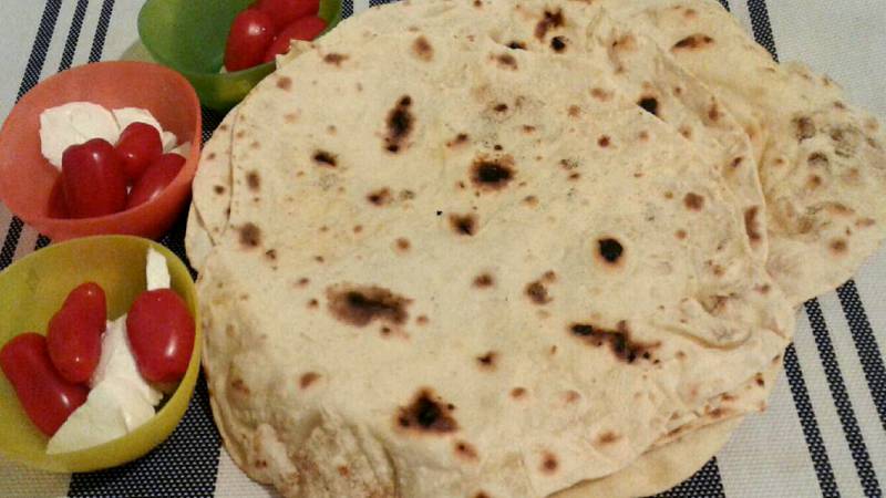 Piadine con farina di Kamut