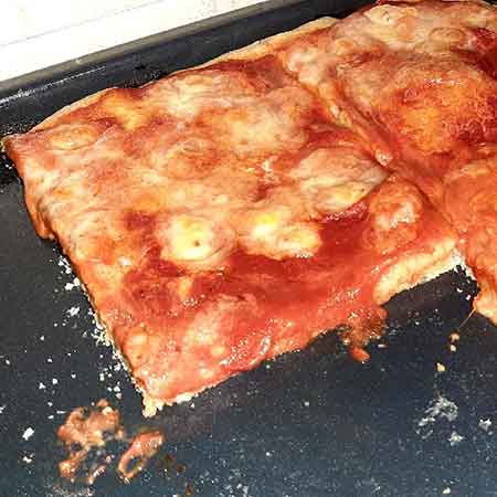 Pizza con farina di farro
