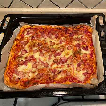 Pizza di grano duro