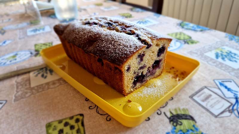 Plumcake ai mirtilli